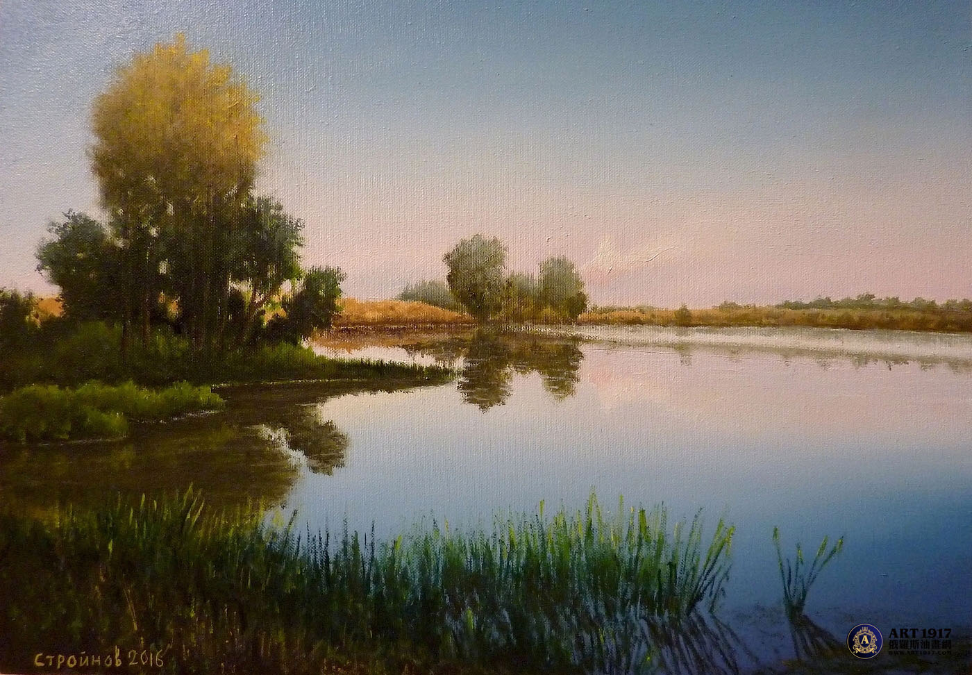 精致的早晨 Нежное утро 油画布 35-50cm 2016年 .jpg