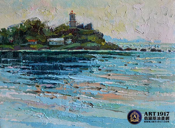 На рассвет黎明 .布面油画 18х24 см 2017年 布.jpg