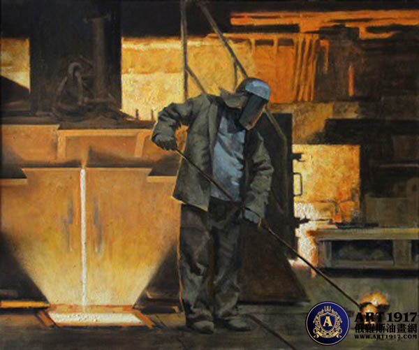 《工人》 - art1917俄罗斯油画网