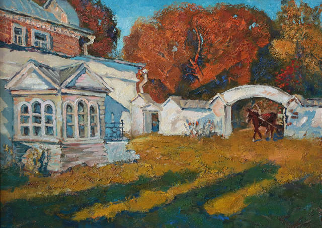 庄园 &nbsp;60x80 &nbsp;2017年 谢尔格-丘尔辛 布面油画.png