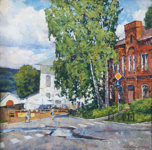 他28岁毅然从大城市回到家乡,画乡村风景获奖无数